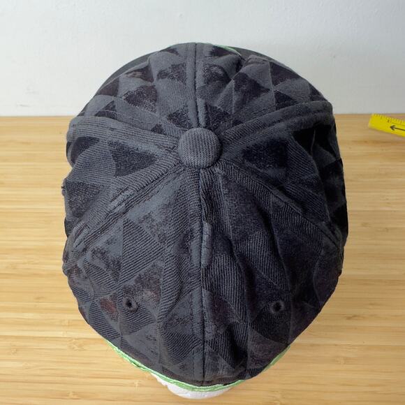VTG Y2K Monster Energy Drink Hat Fitted Small-Medium One Industries Black Green - Picture 6 of 9